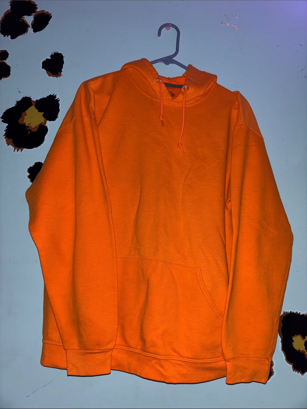 XL Orange Pullover Hoodie